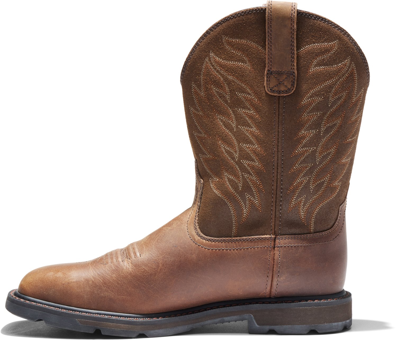 Ariat steel toe work cheap boots academy