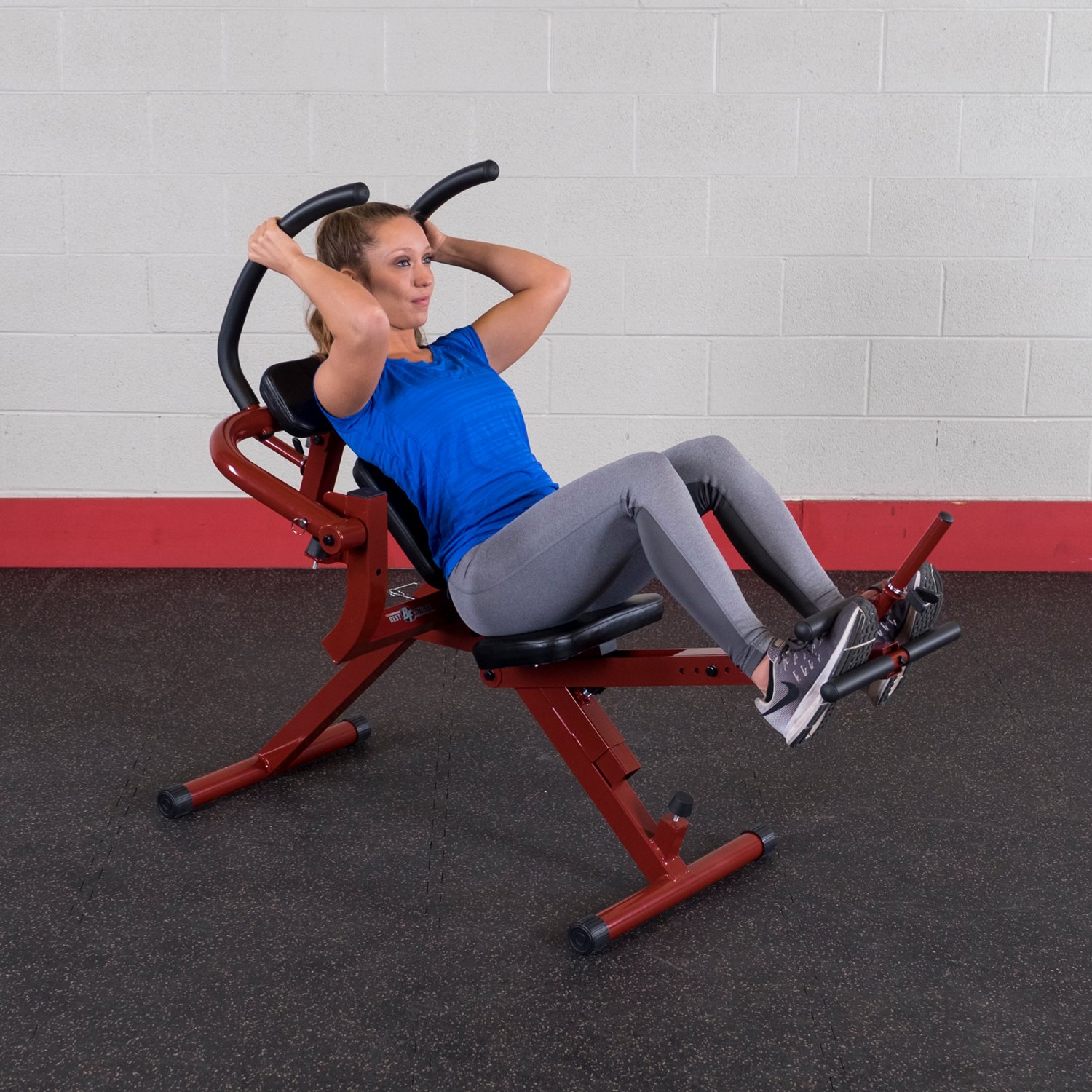 BodySolid Best Fitness SemiRecumbent Ab Bench Academy