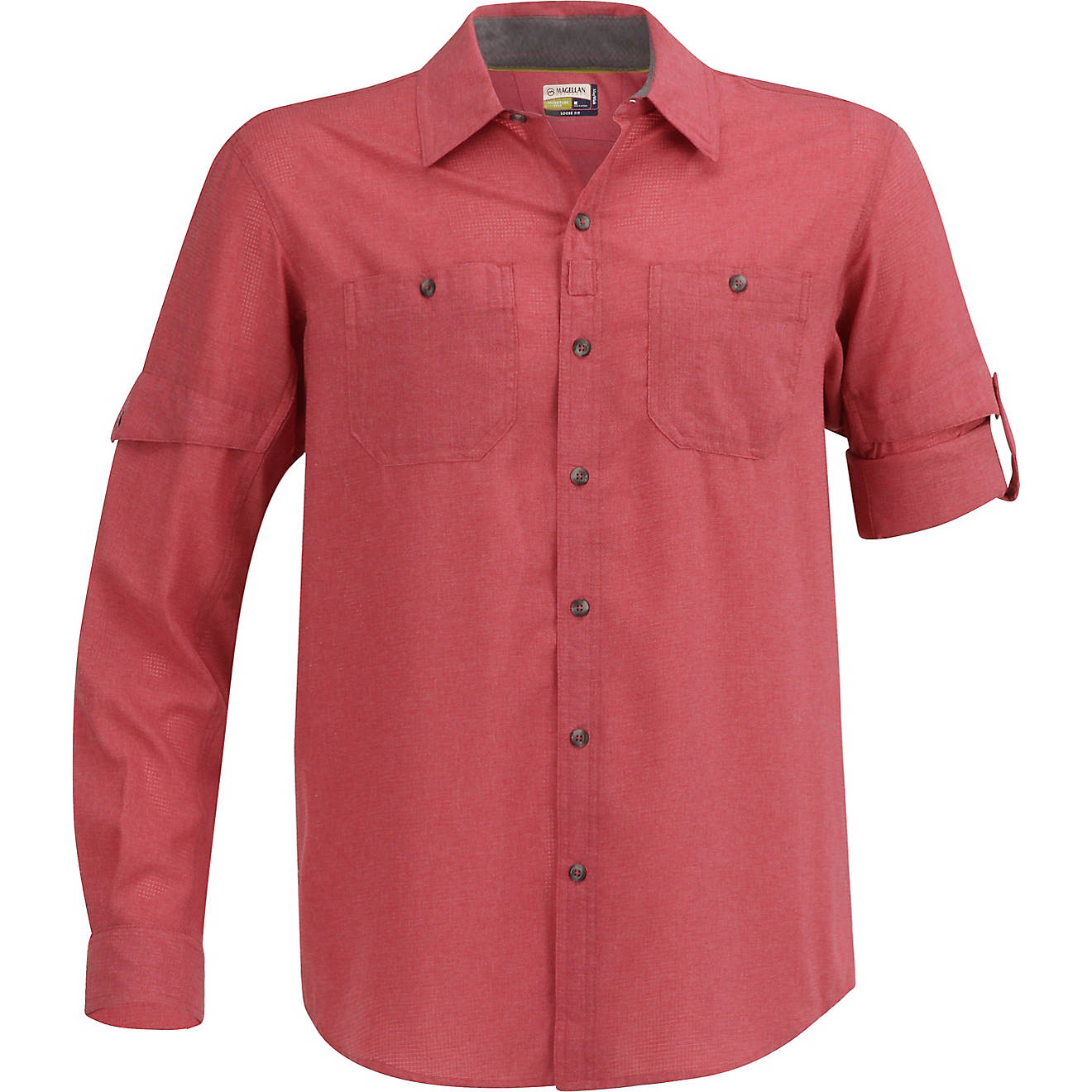 Magellan Outdoors Men's Caprock Long Sleeve Shirt                                                                                - view number 1