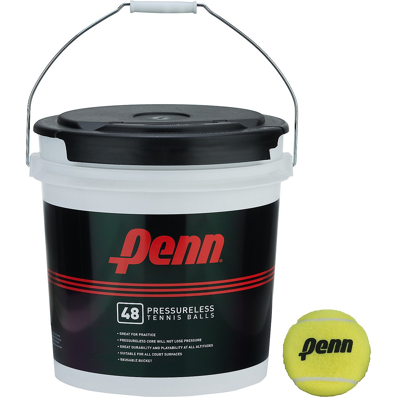 PENN® Pressureless Tennis Ball Bucket 48-Pack                                                                                   - view number 1