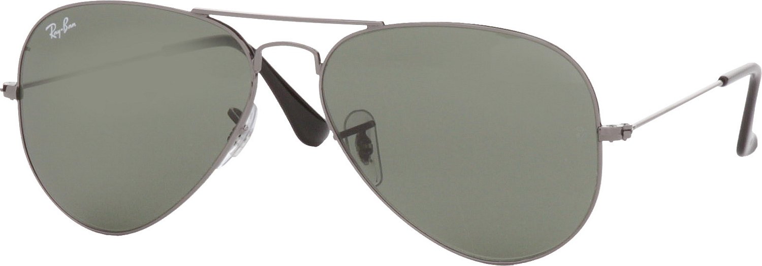 Ray-Ban Aviator Large Neutral Gray Metal Sunglasses                                                                              - view number 2