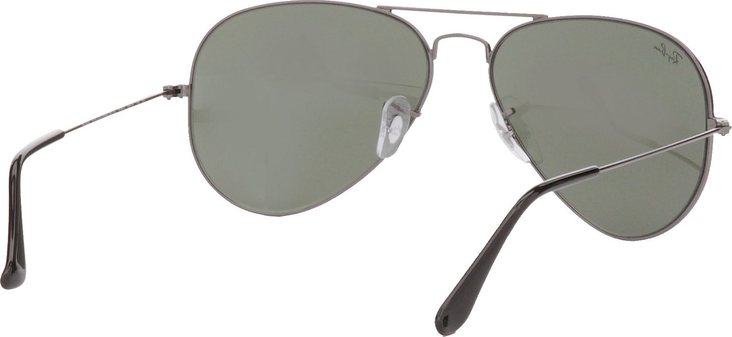 Ray-Ban Aviator Large Neutral Gray Metal Sunglasses                                                                              - view number 3