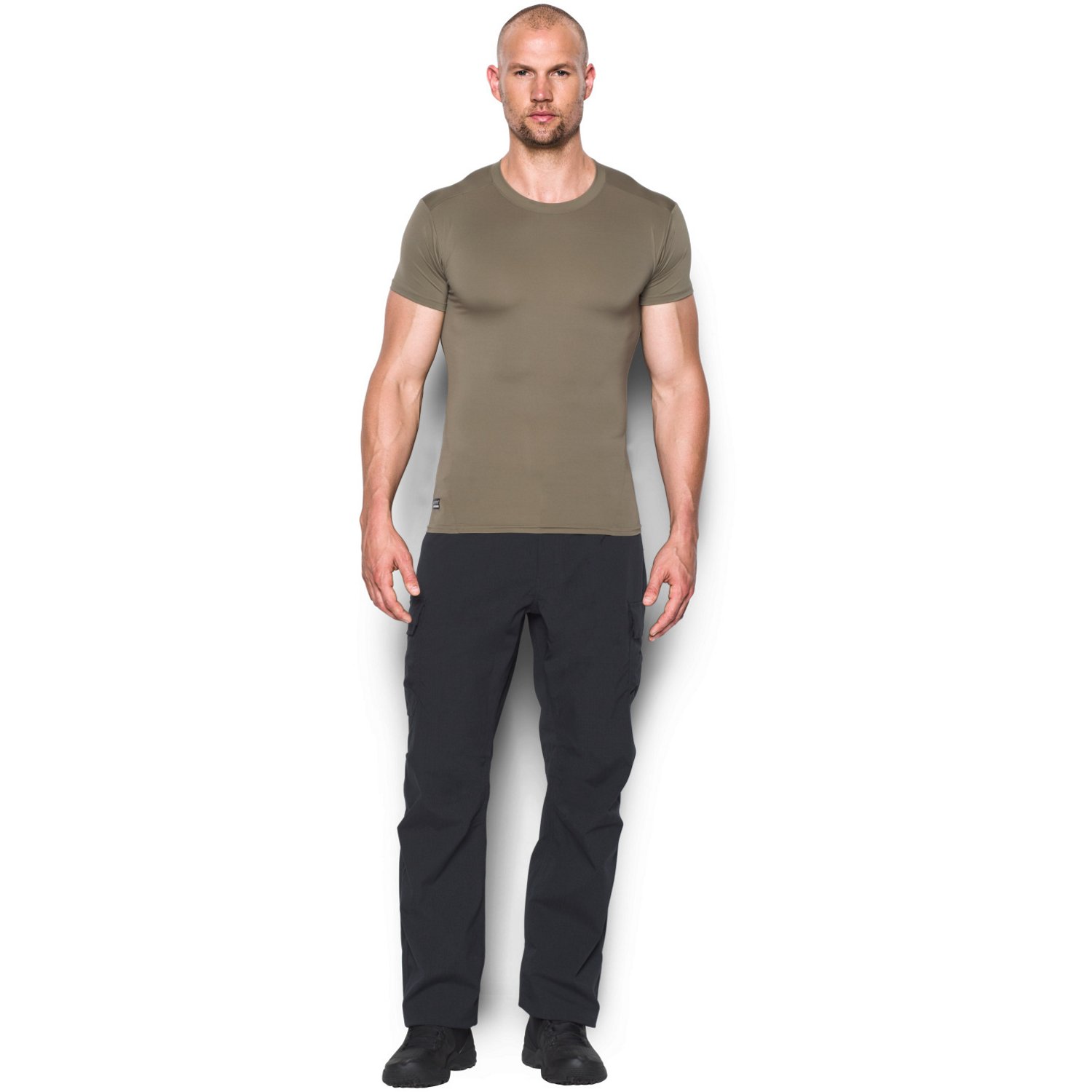 Under Armour Men's Tactical HeatGear Compression T-shirt                                                                         - view number 3