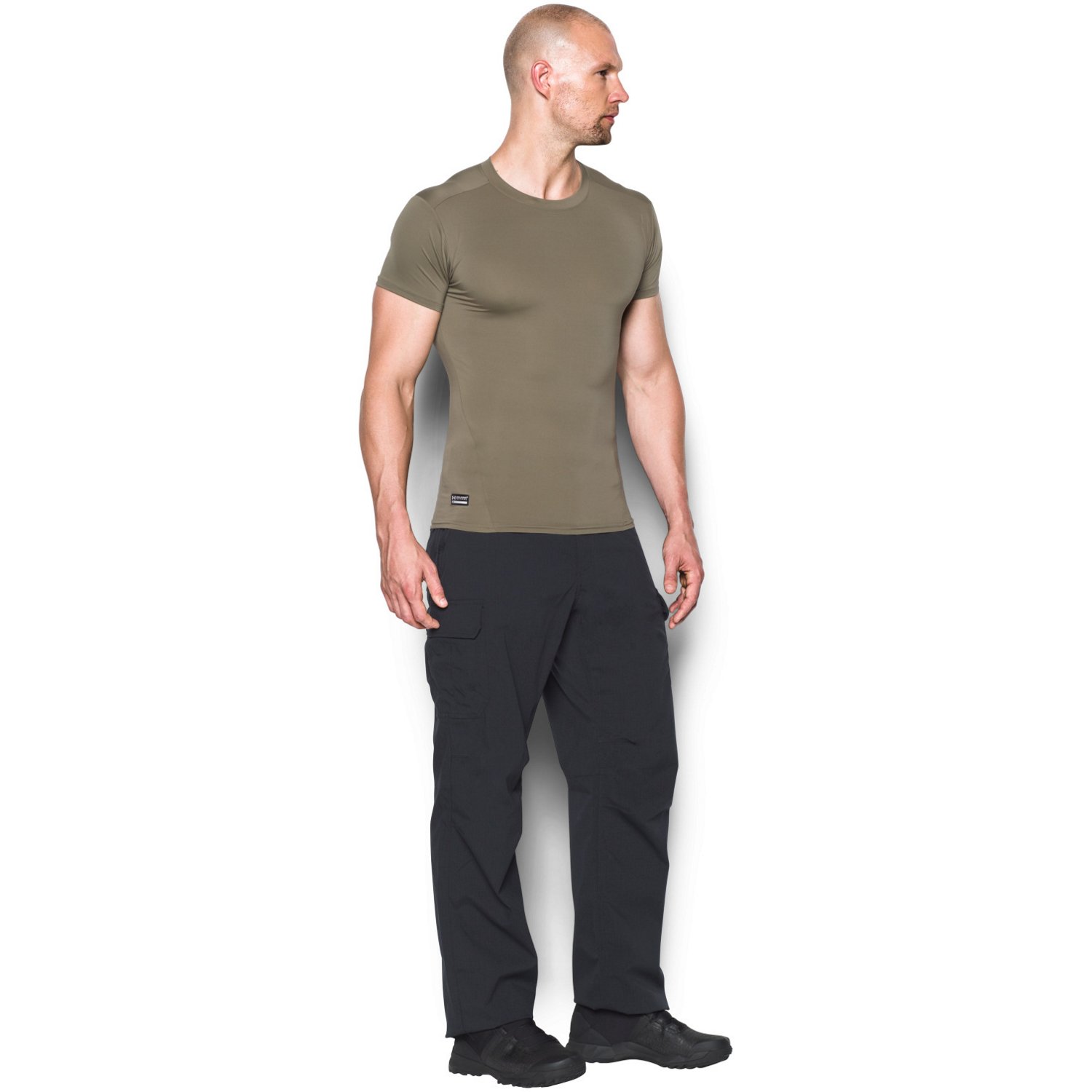 Under Armour Men's Tactical HeatGear Compression T-shirt                                                                         - view number 5