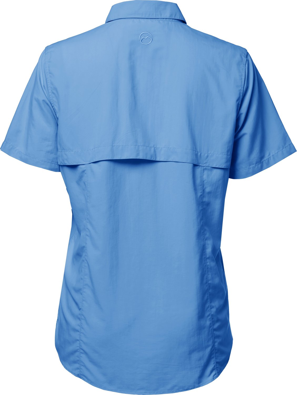 Magellan Outdoors Laguna Madre Fish Gear Provence Button Up Shirt Blue  Womens XS