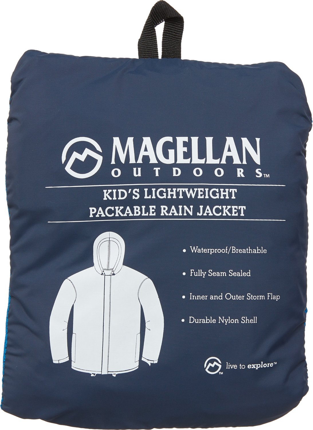 Magellan packable store rain jacket