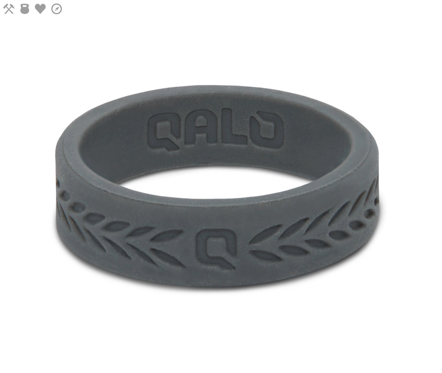 QALO Men s Strata Dale and Amy Silicone Wedding Ring Hamilton Place