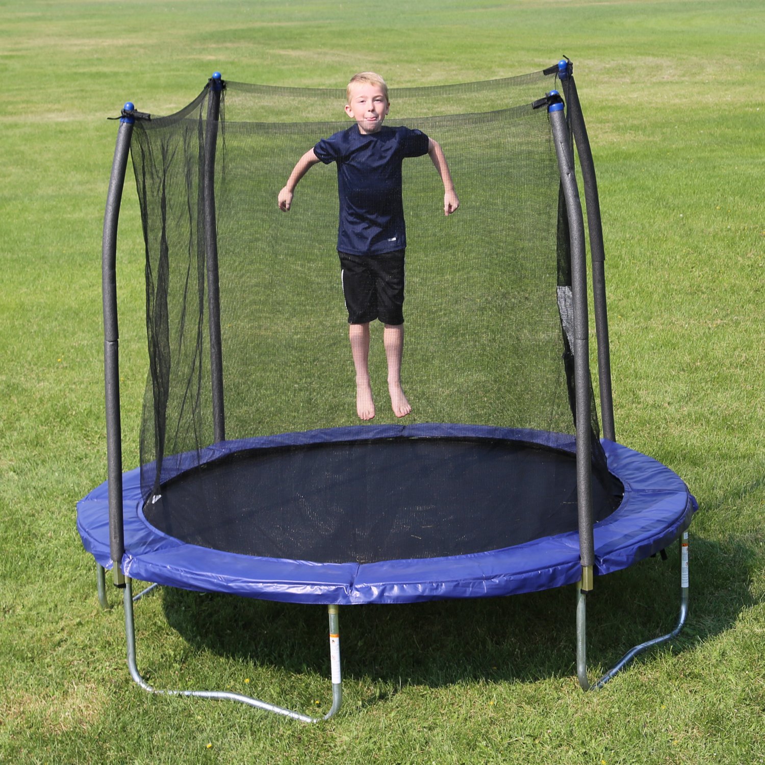 Skywalker Trampolines 8 ft Round Trampoline with Enclosure Academy