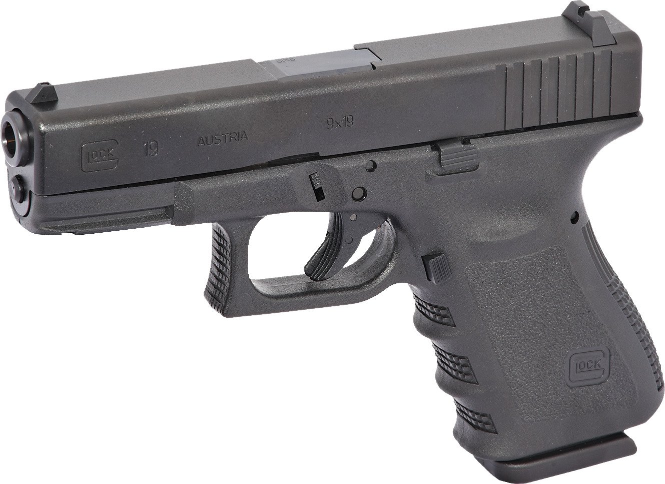 GLOCK 19 - G19 Gen3 9mm Compact Safe-Action Pistol                                                                               - view number 1 selected
