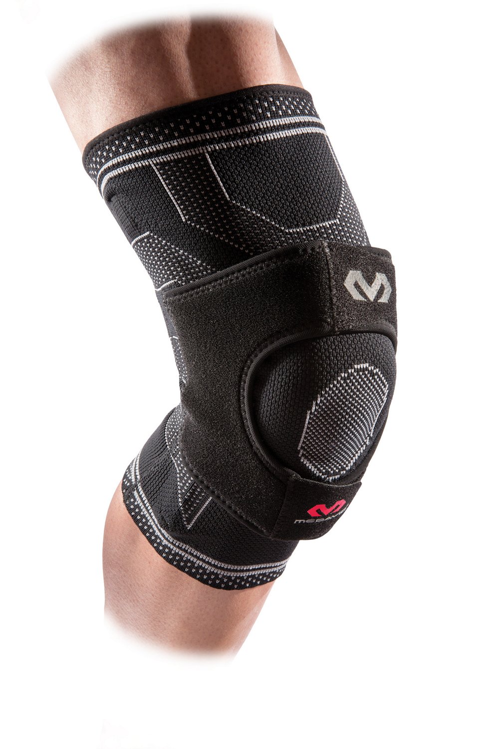 McDavid Elite Engineered Elastic Knee Support with Dual Wrap and Stays