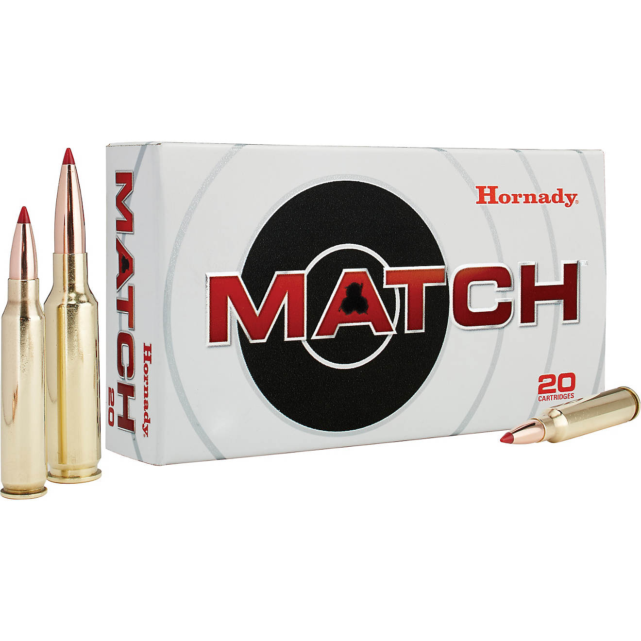 Hornady ELD Match 6.5 Creedmoor 147-Grain Rifle Ammunition - 20 Rounds                                                           - view number 1