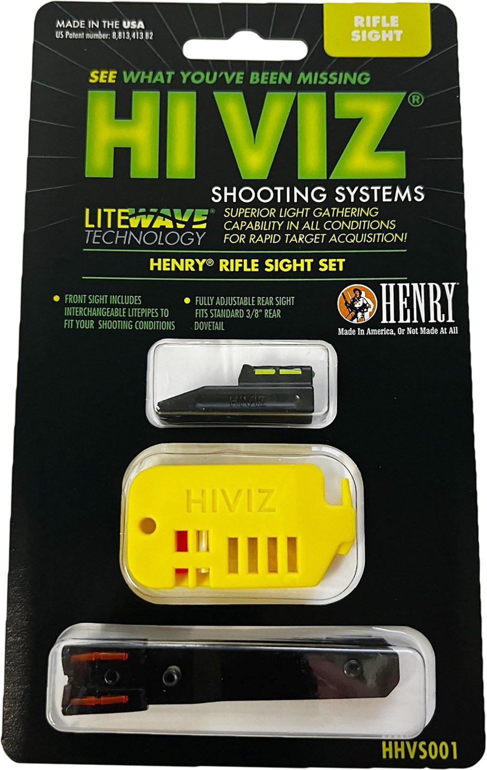 HIVIZ Shooting Systems Front Sight for Henry Lever-Action Long Rifles                                                            - view number 1