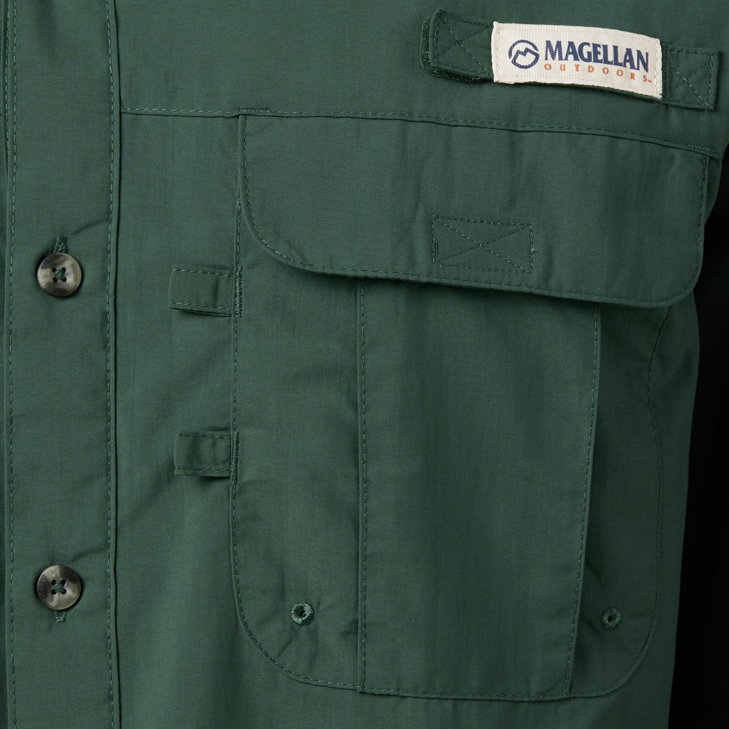 Magellan Outdoors Men's Laguna Madre Solid Long Sleeve Fishing Shirt - view number 5