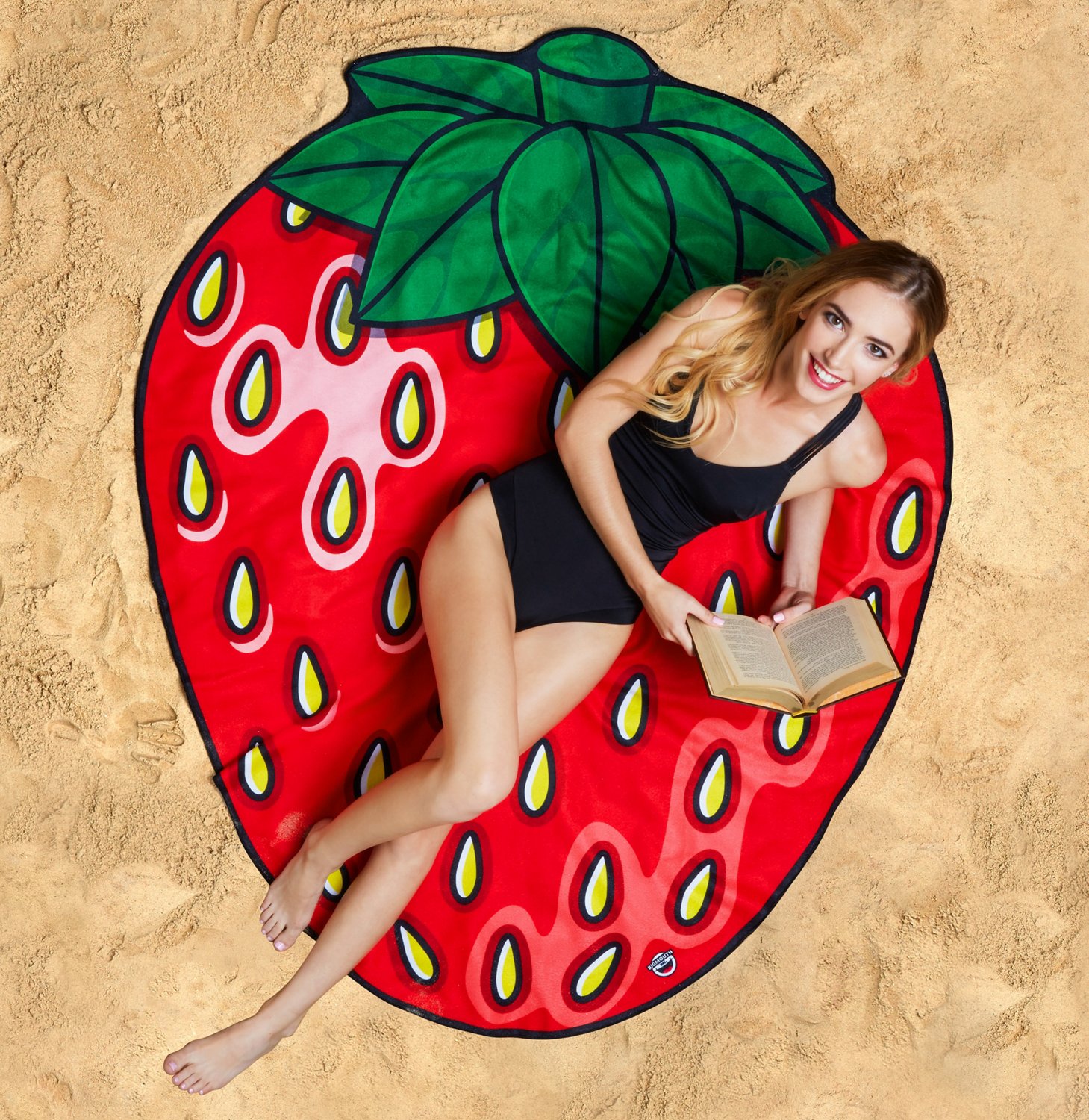 BigMouth Gigantic Strawberry Beach Blanket
