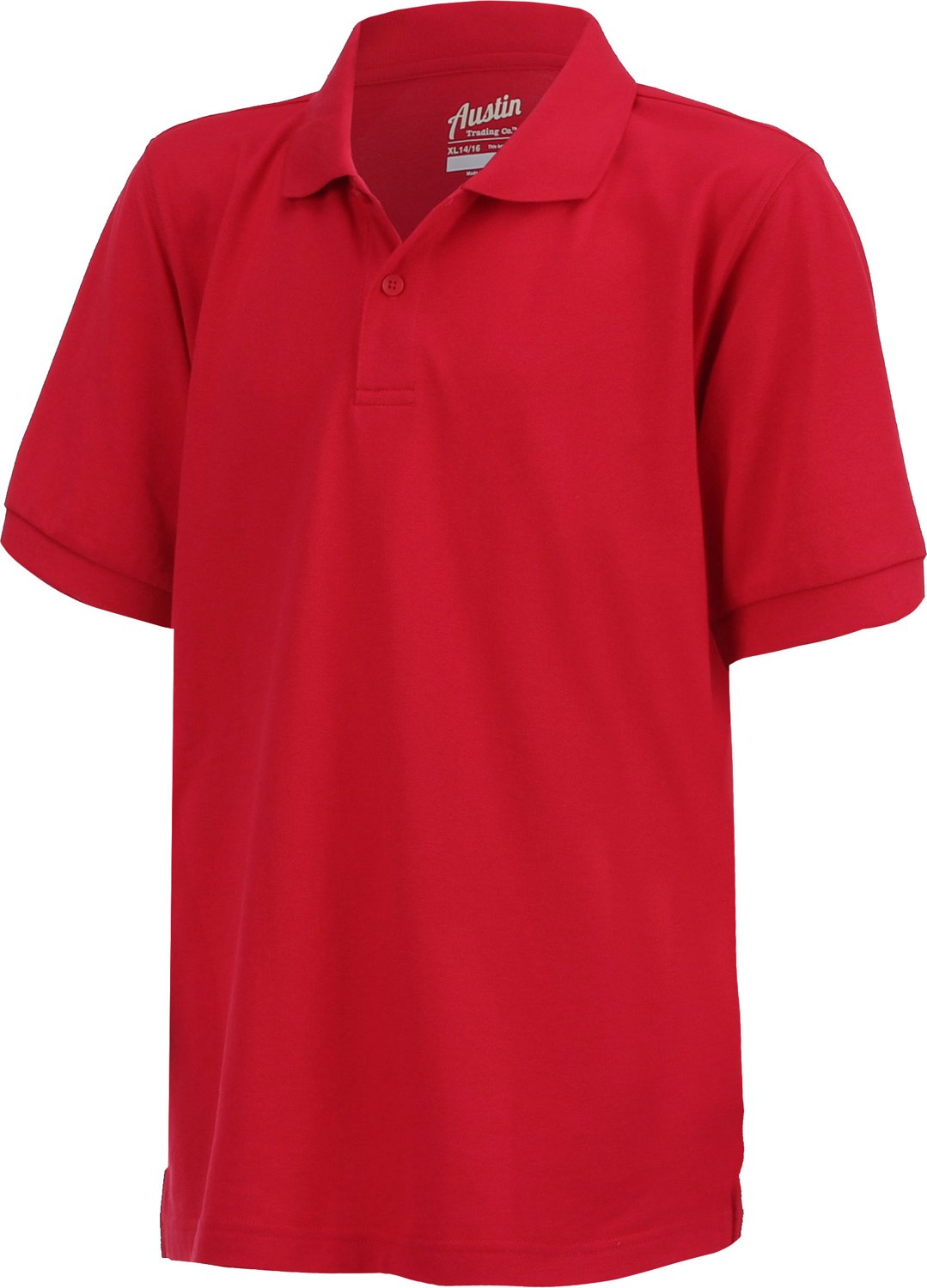Austin Trading Co. Boys' Uniform Short Sleeve Pique Polo Shirt - view number 3