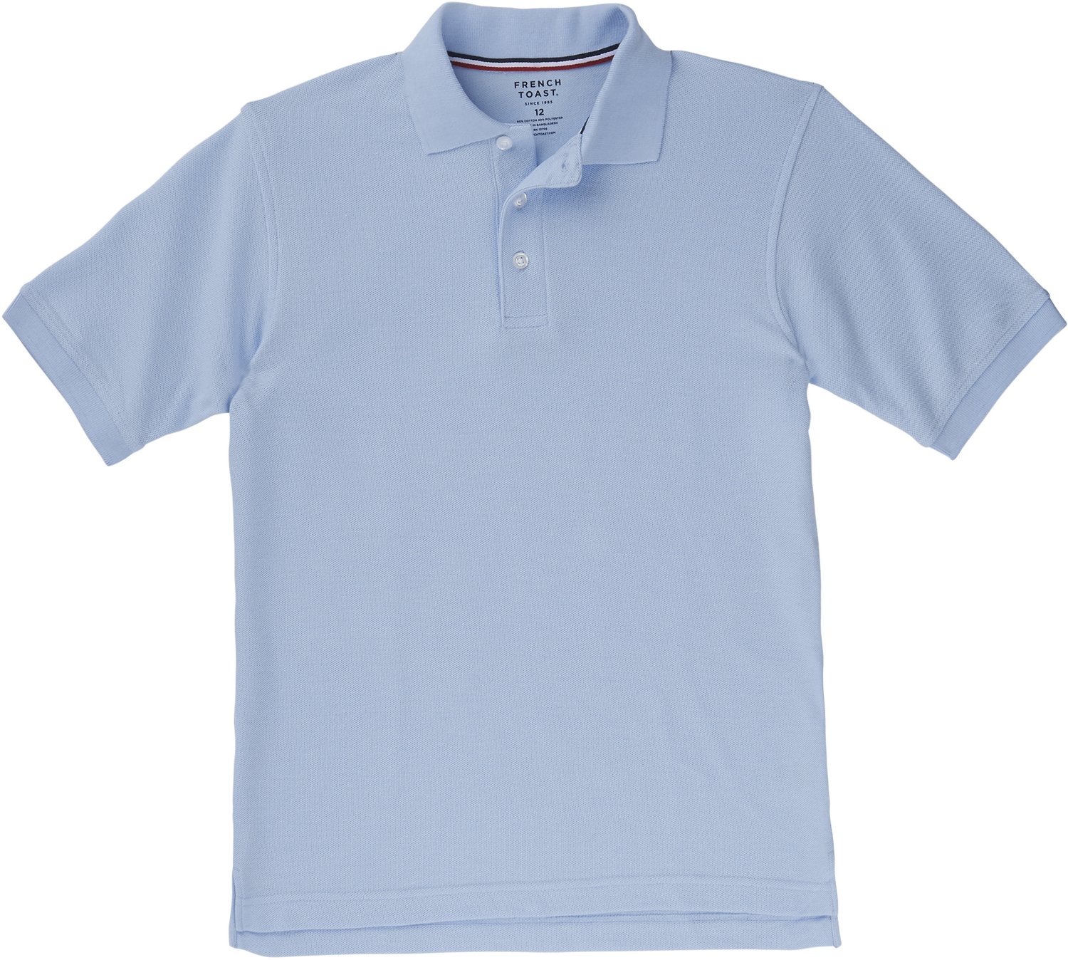 French Toast Boys' Short Sleeve Pique Polo Shirt Academy