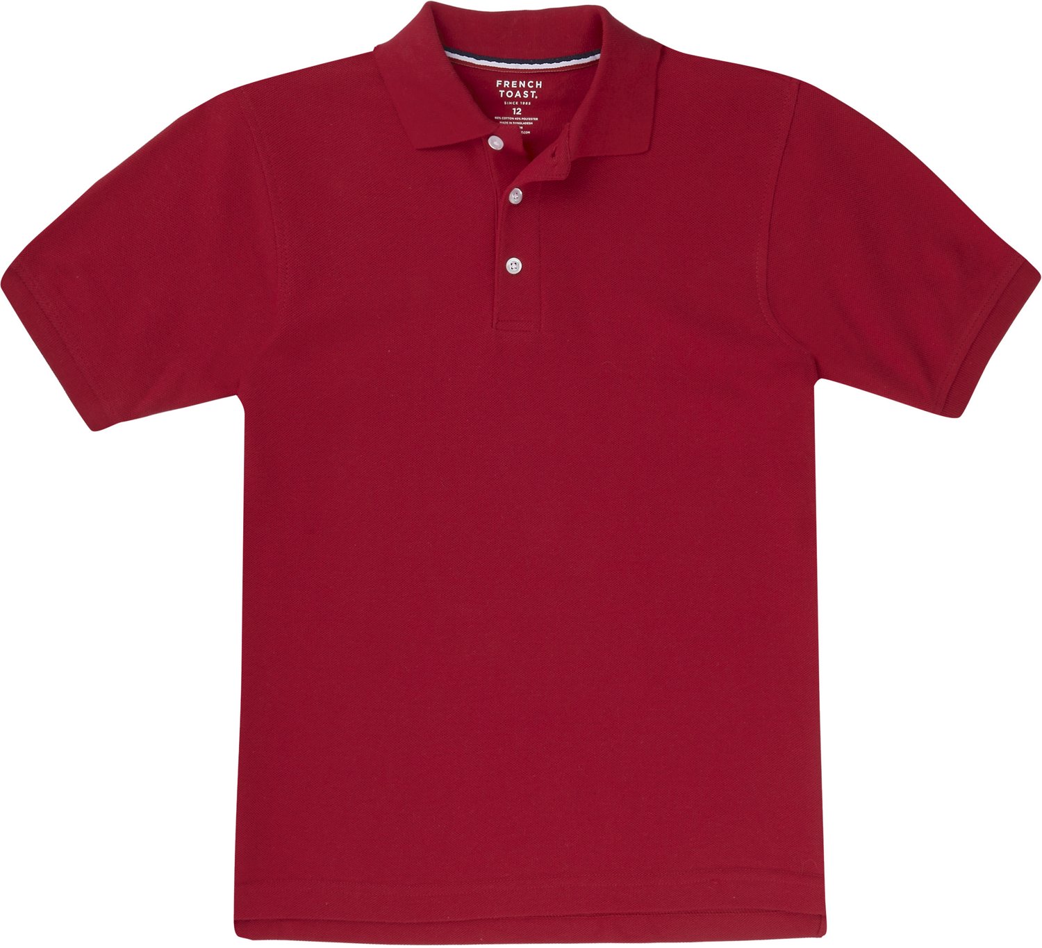 French Toast Boys' Short Sleeve Pique Polo Shirt - view number 3