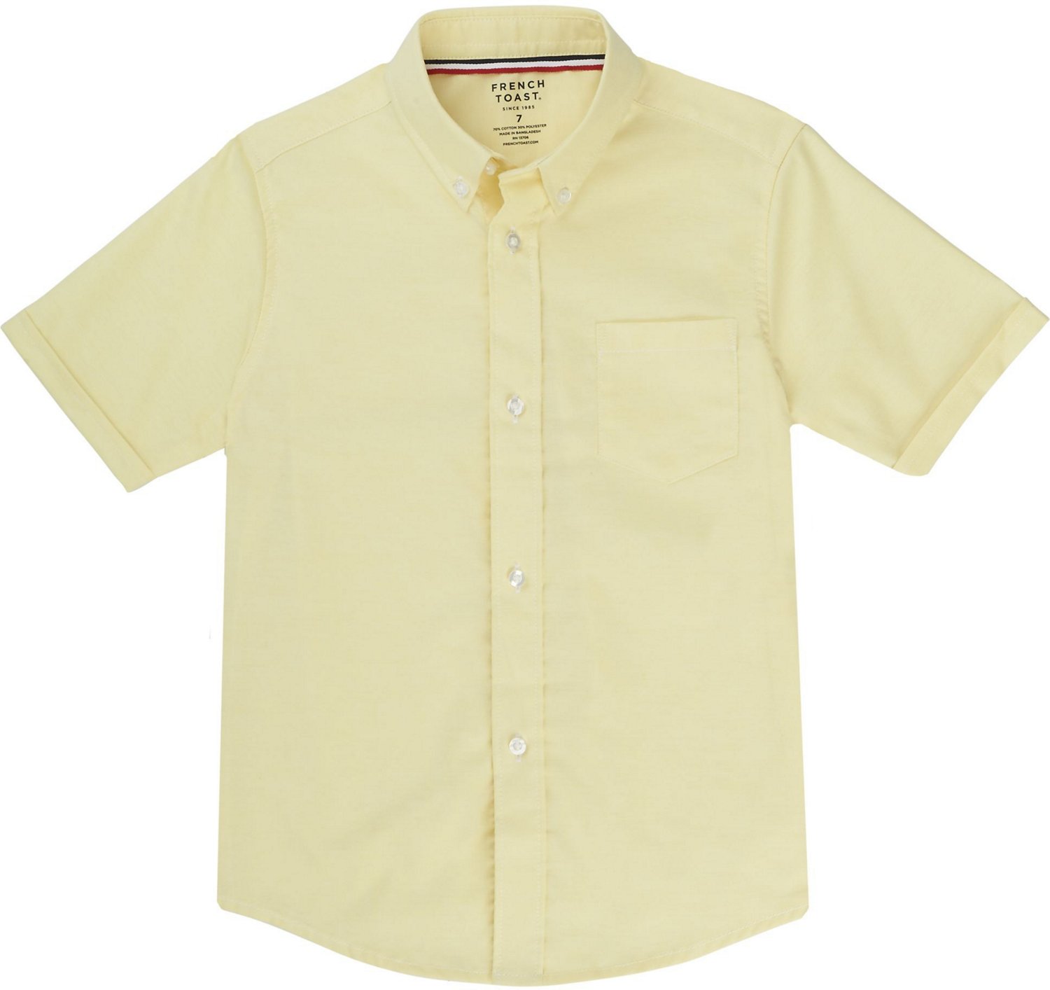 French Toast Toddler Boys' Short Sleeve Oxford Shirt