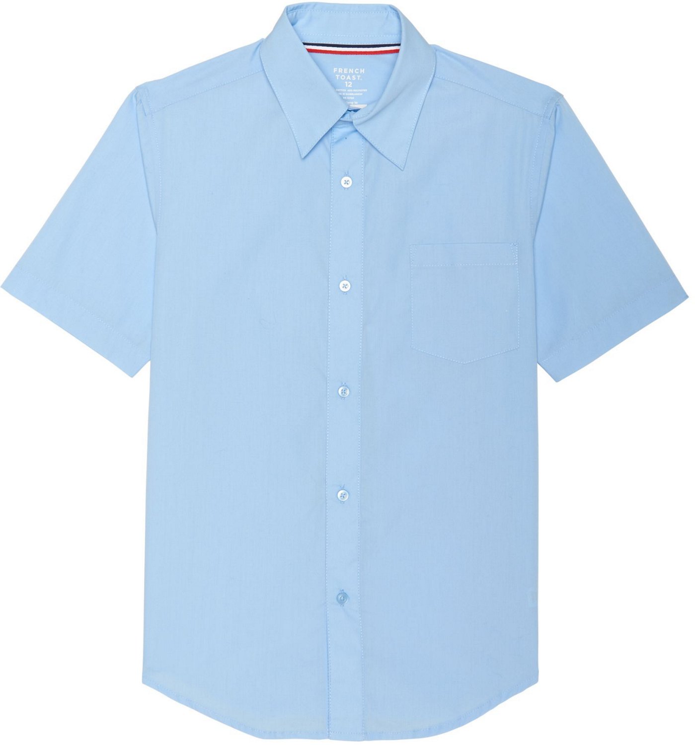 French Toast Toddler Boys' Short Sleeve Dress Shirt Academy