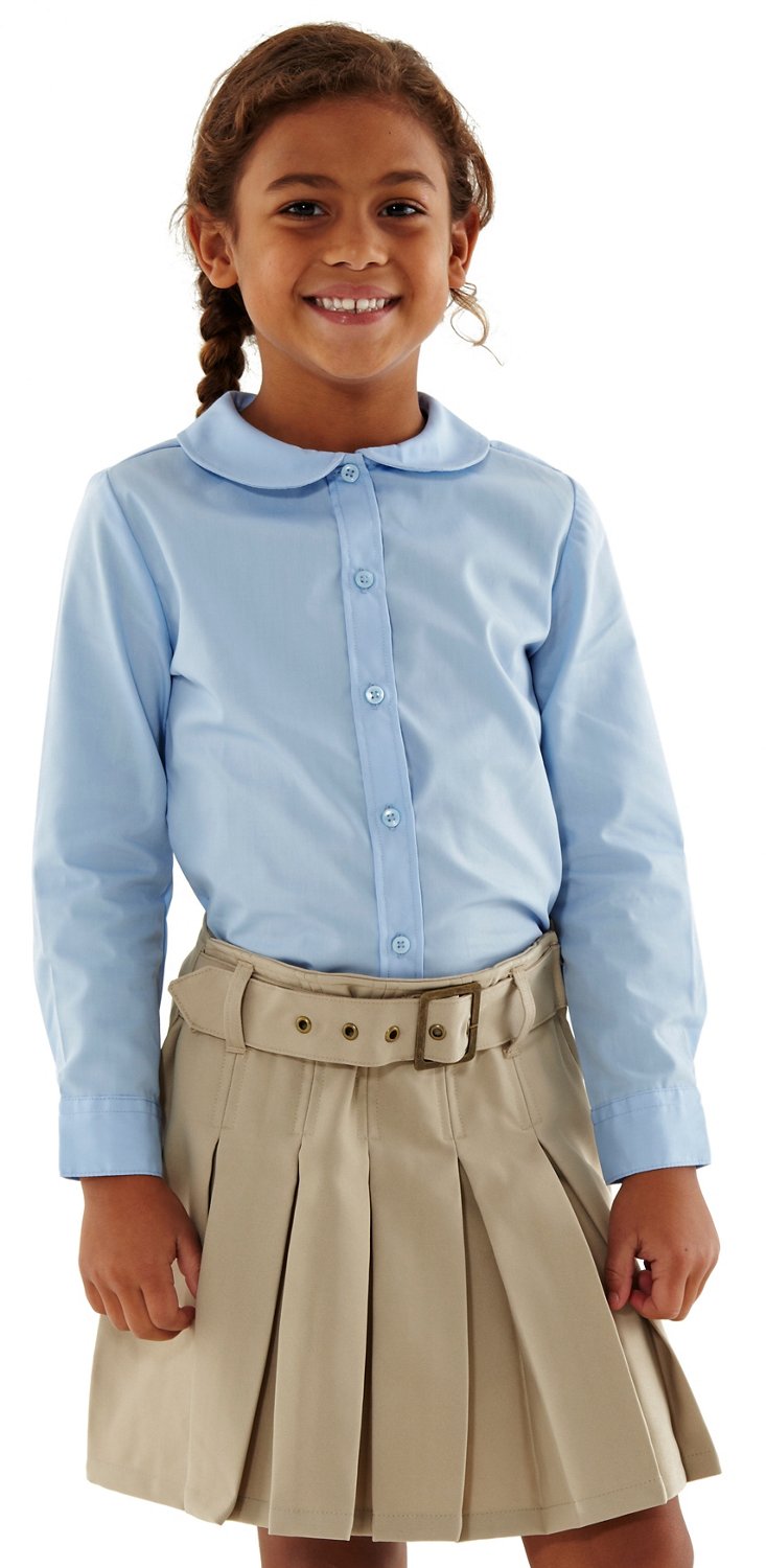 French Toast Toddler Girls' Modern Peter Pan Long Sleeve Blouse - view number 2