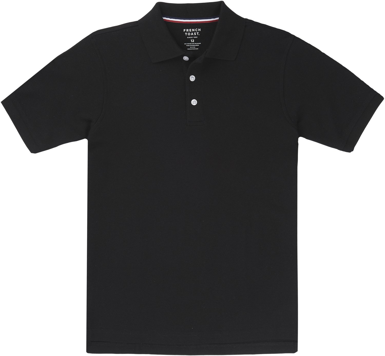 French Toast Boy's Short Sleeve Pique Polo