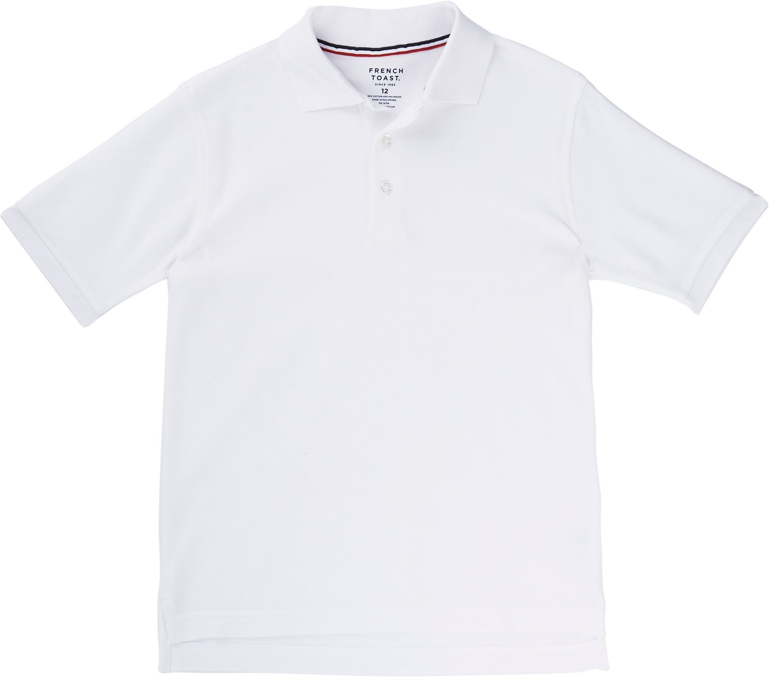French Toast Boys' Short Sleeve Pique Polo Shirt - view number 3