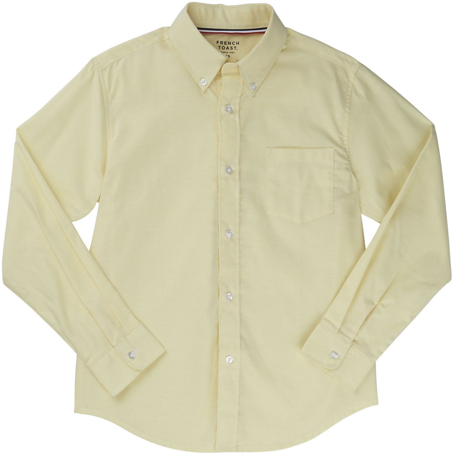French Toast Boys' Long Sleeve Oxford Shirt