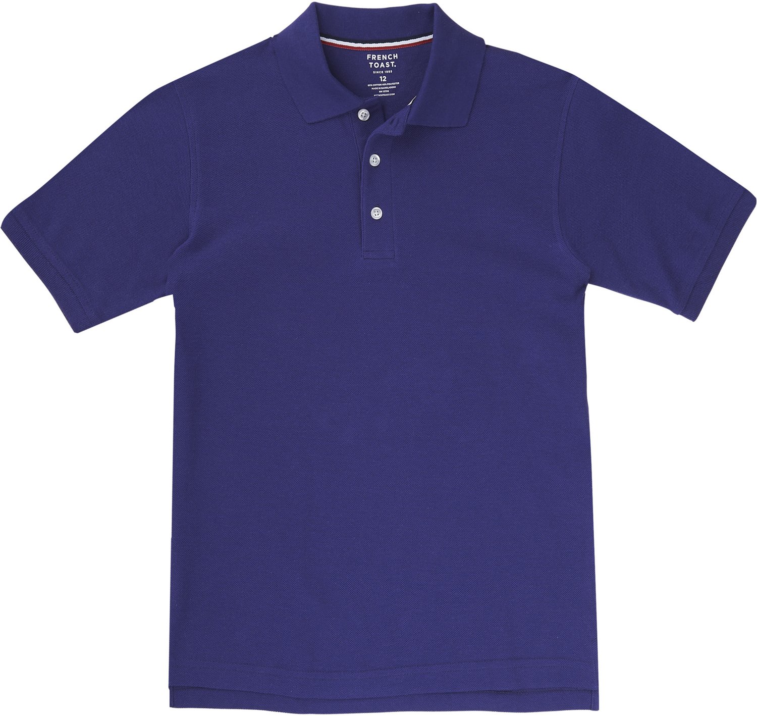 French Toast Toddler Boys' Short Sleeve Pique Polo Shirt Academy