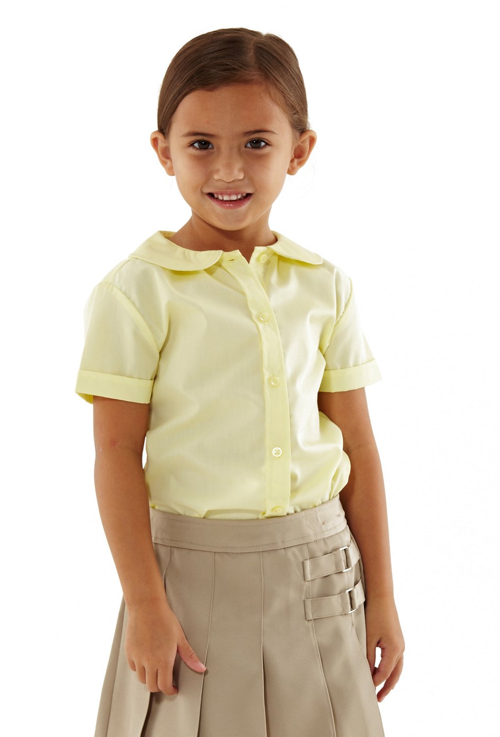 French Toast Toddler Girls' Modern Peter Pan Short Sleeve Blouse - view number 2