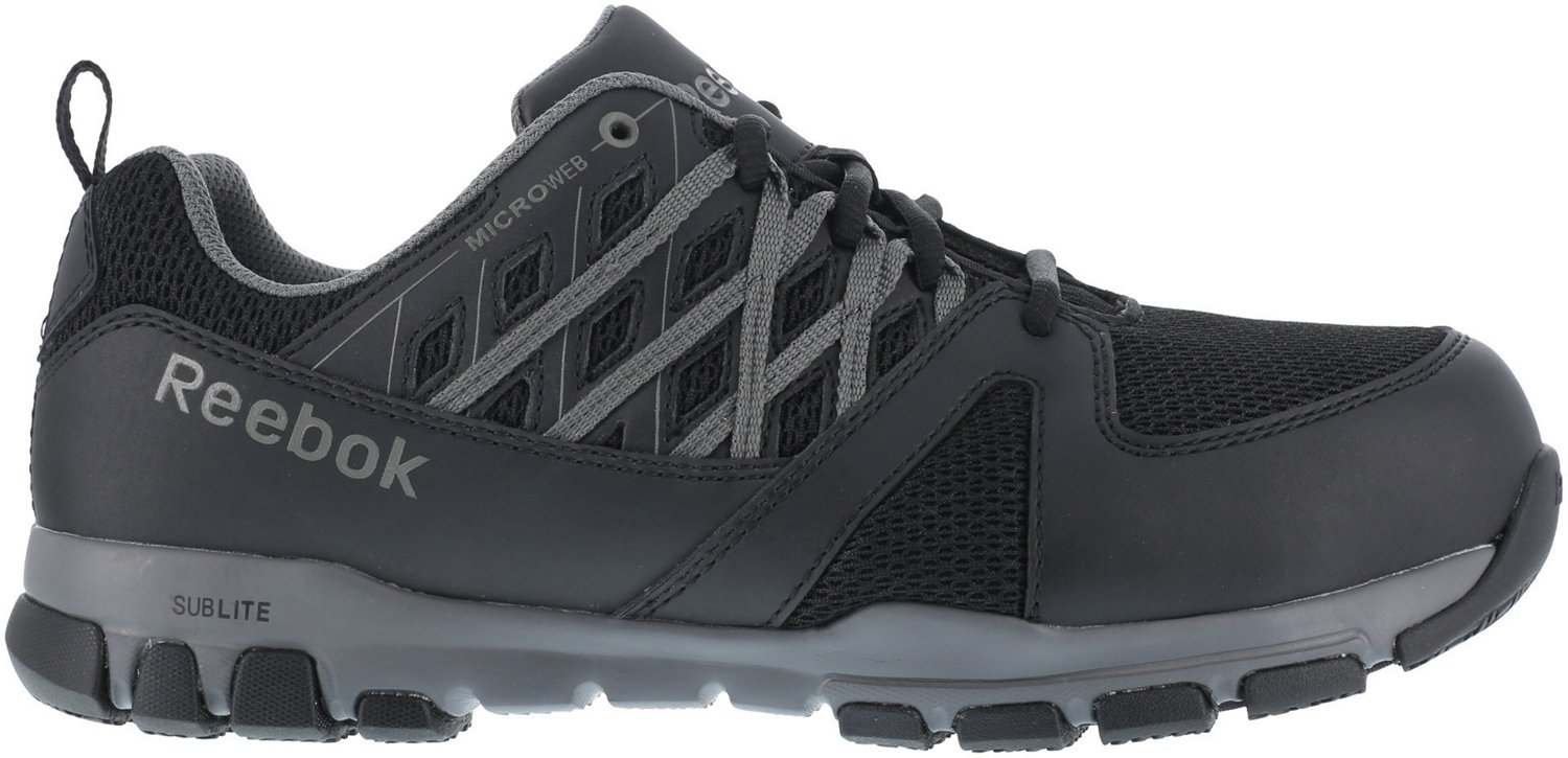 Reebok Men's Sublite Lace Up Work Shoes