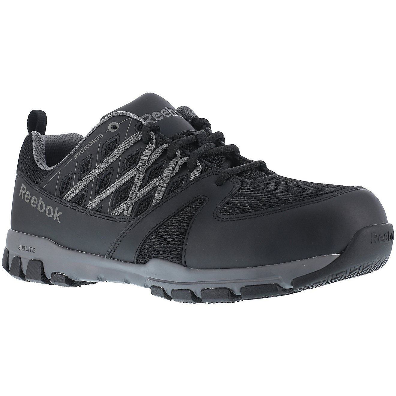 Reebok Men's Sublite Lace Up Work Shoes                                                                                          - view number 2