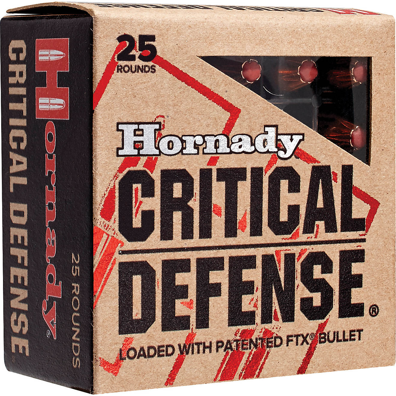 Hornady FTX Critical Defense .380 Automatic 90-Grain Handgun Ammunition                                                          - view number 1