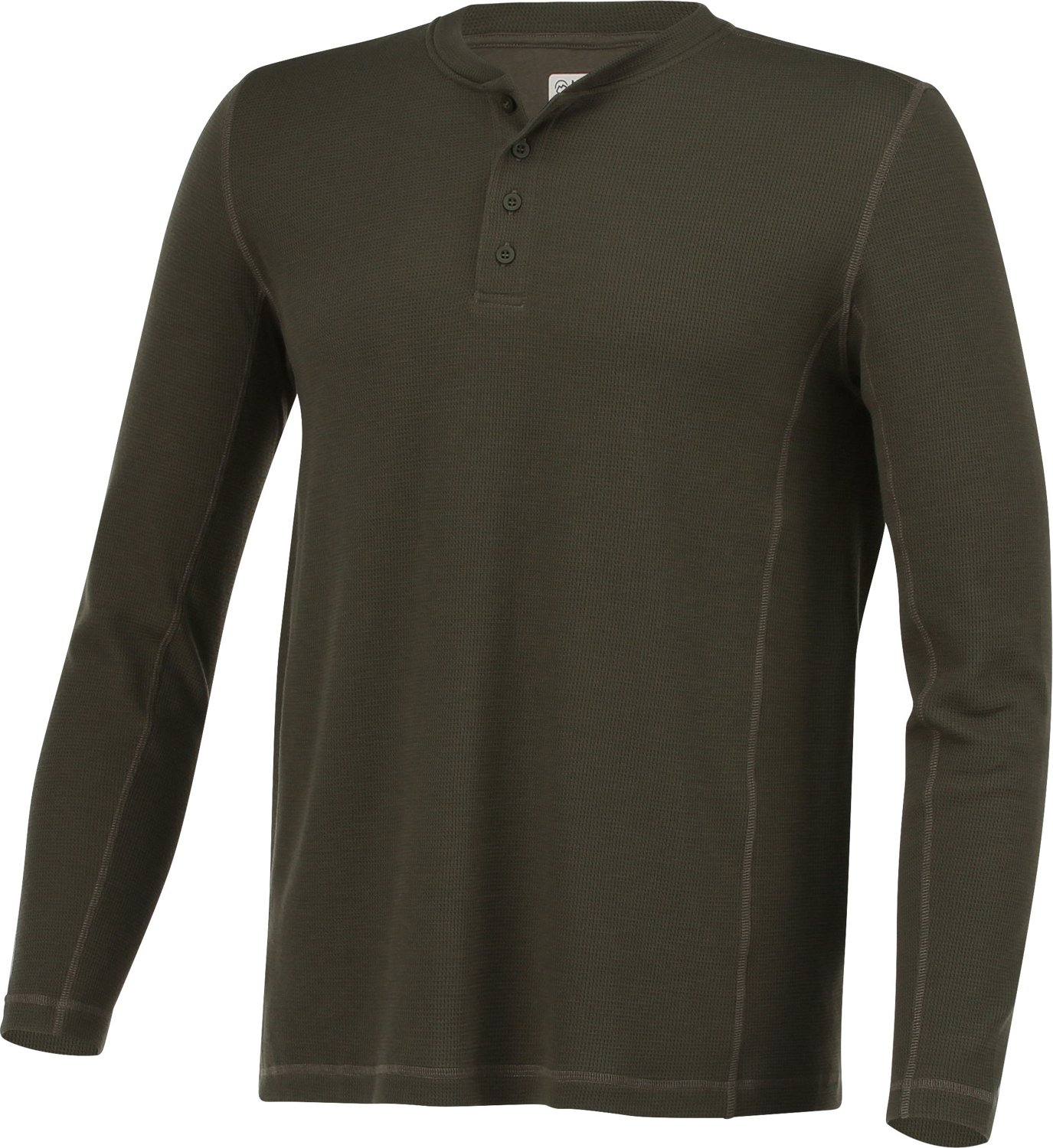 Magellan Outdoors Men's Base Camp Thermal Long Sleeve Henley Shirt                                                               - view number 3