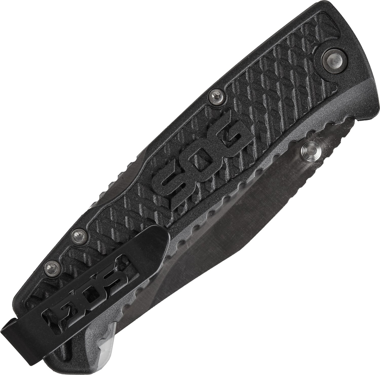 SOG Traction Folding Clip Point Knife                                                                                            - view number 2