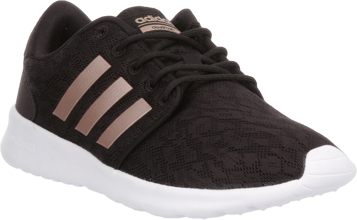 Adidas women's cloudfoam qt racer black hotsell