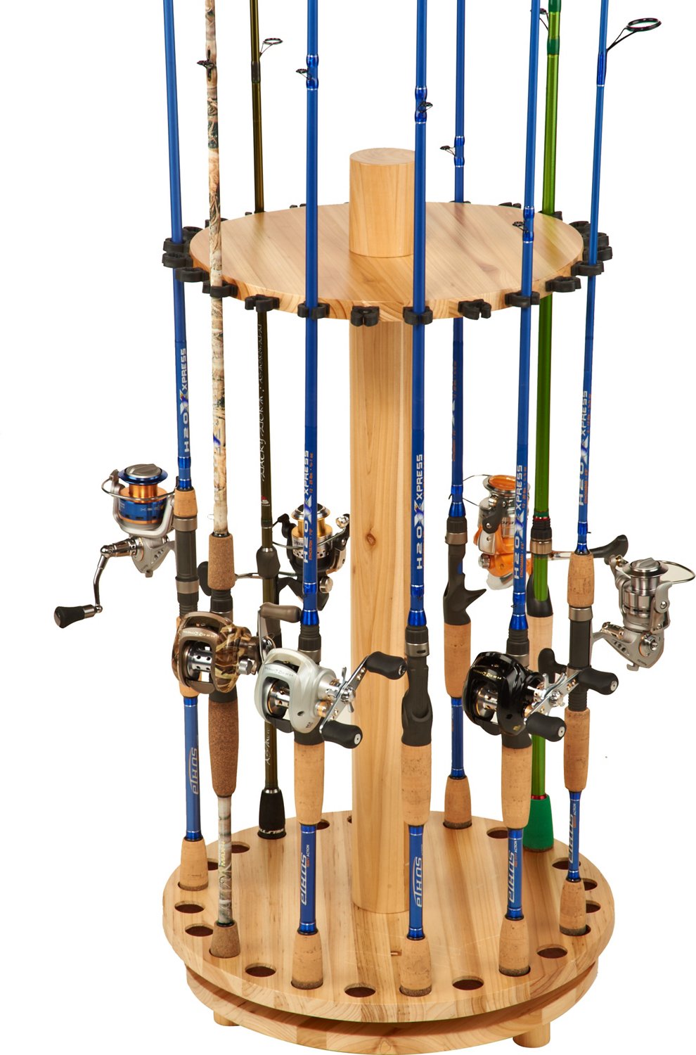 H2O XPRESS 24-Rod Pine Rotating Rack - view number 2