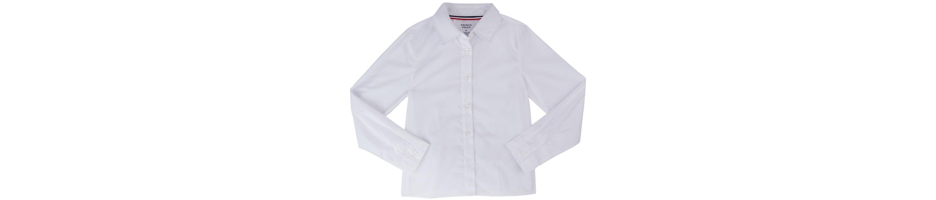French Toast Girls' Long Sleeve Pointed Collar Blouse