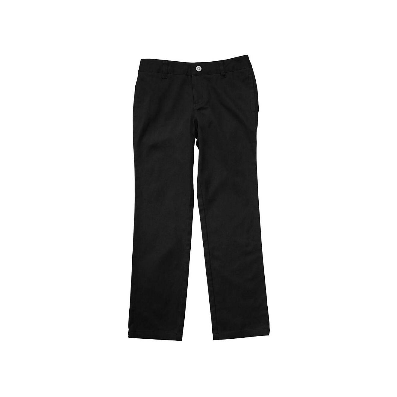 French Toast Girls' Plus Size Straight Leg Twill Pant                                                                            - view number 1