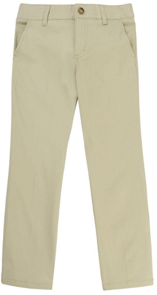 French Toast Girls Pantaloni In Twill A Vita Regolabile, Modello Dritto, Taglie Standard E Plus (confezione Da 12)