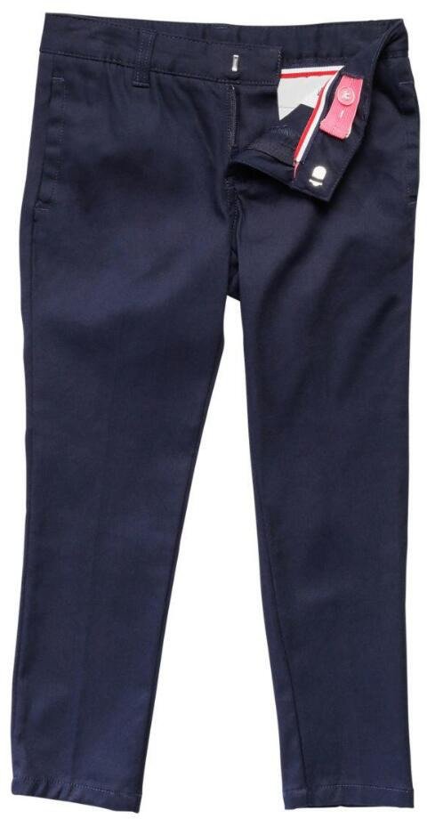 French Toast Girls' Extended Sizing Skinny Stretch Twill Pant - view number 3