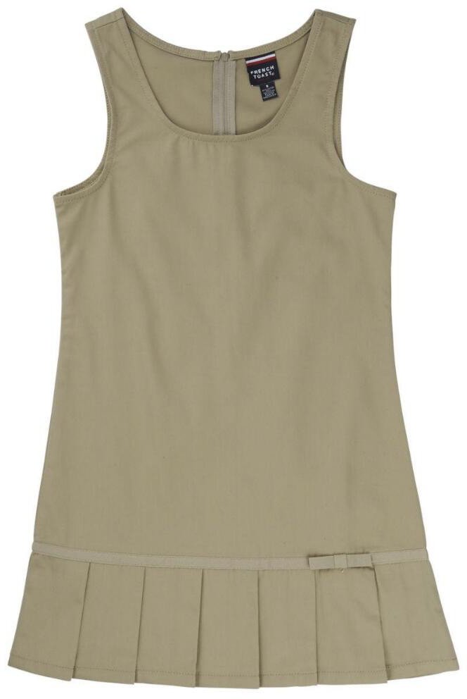 French Toast Toddler Girls' Pleated Hem Jumper Academy