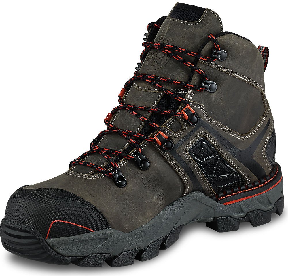 Irish Setter Men's 6 in Crosby Steel Toe Lace Up Work Boots Academy