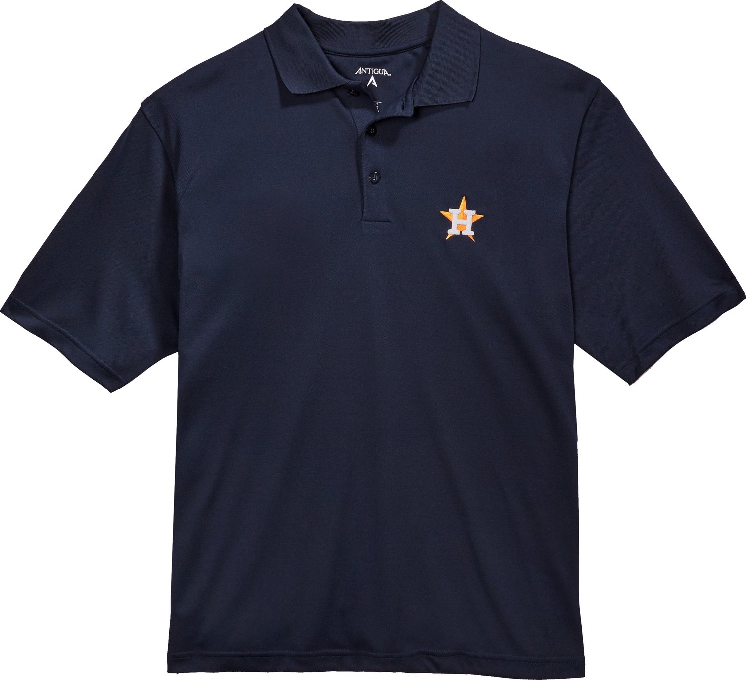 Antigua Men's Houston Astros Piqué Xtra Lite Polo Shirt                                                                         - view number 4