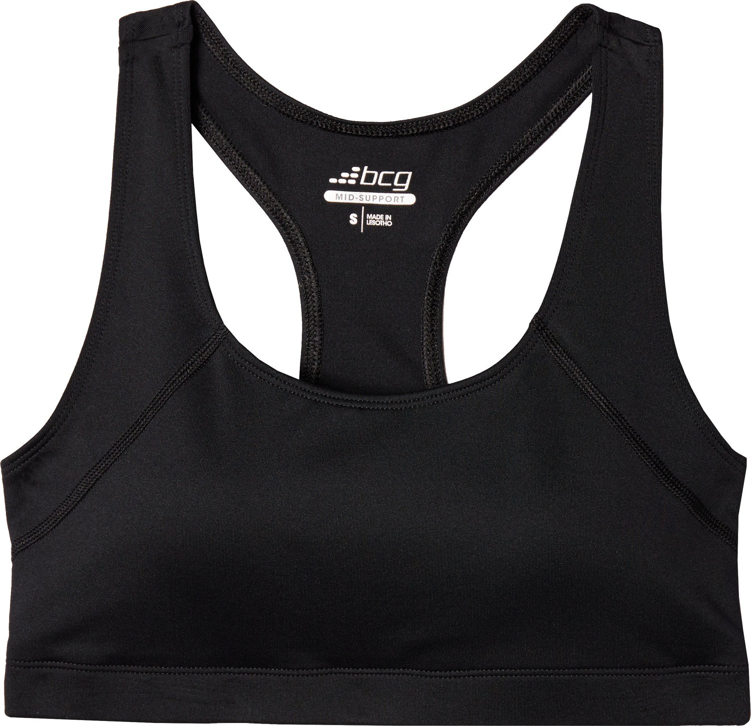 BCG Women's Studio Poly Medium Support Sports Bra Academy