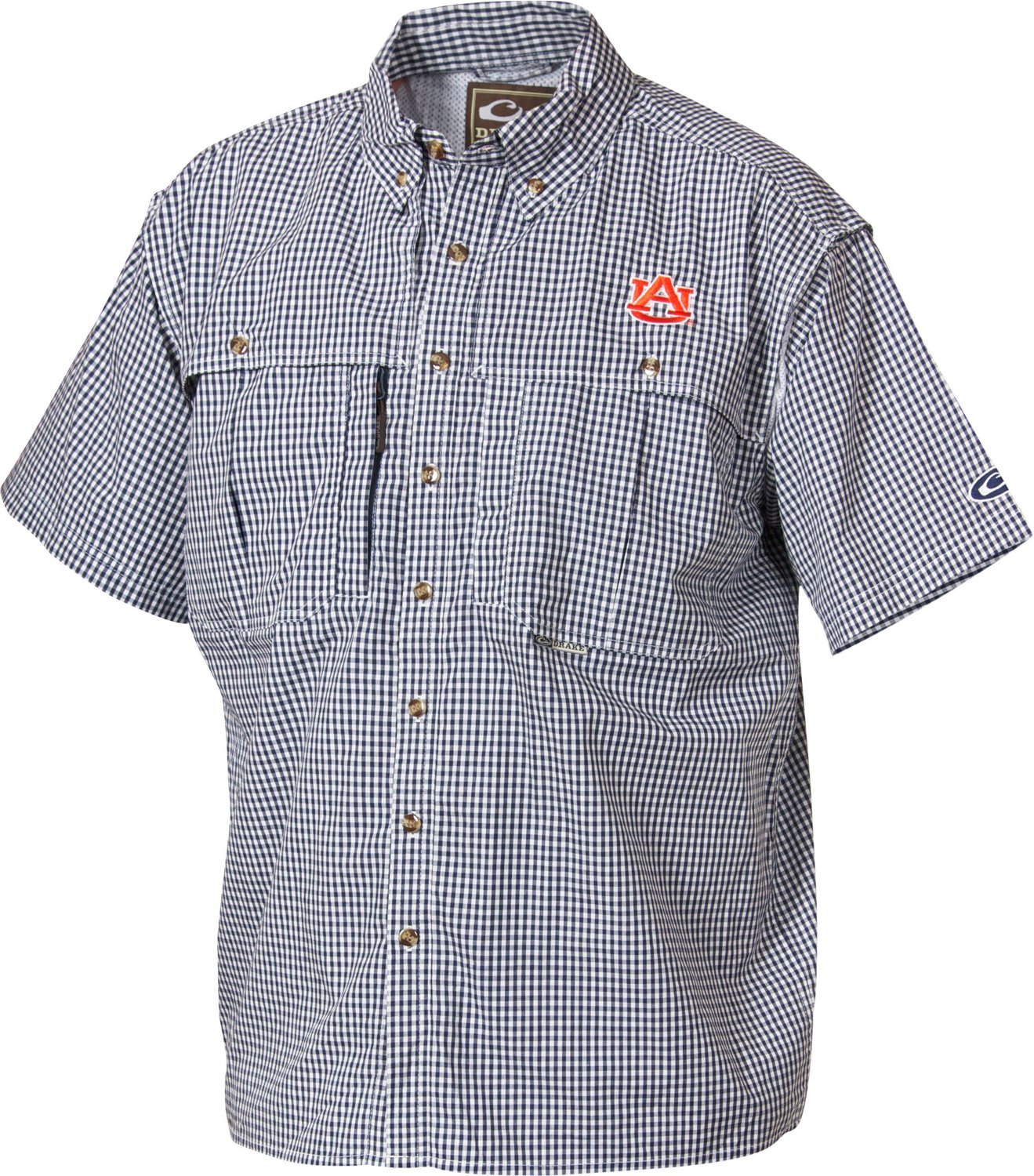 Columbia Auburn Tigers Columbia PFG Bonehead Short Sleeve Shirt