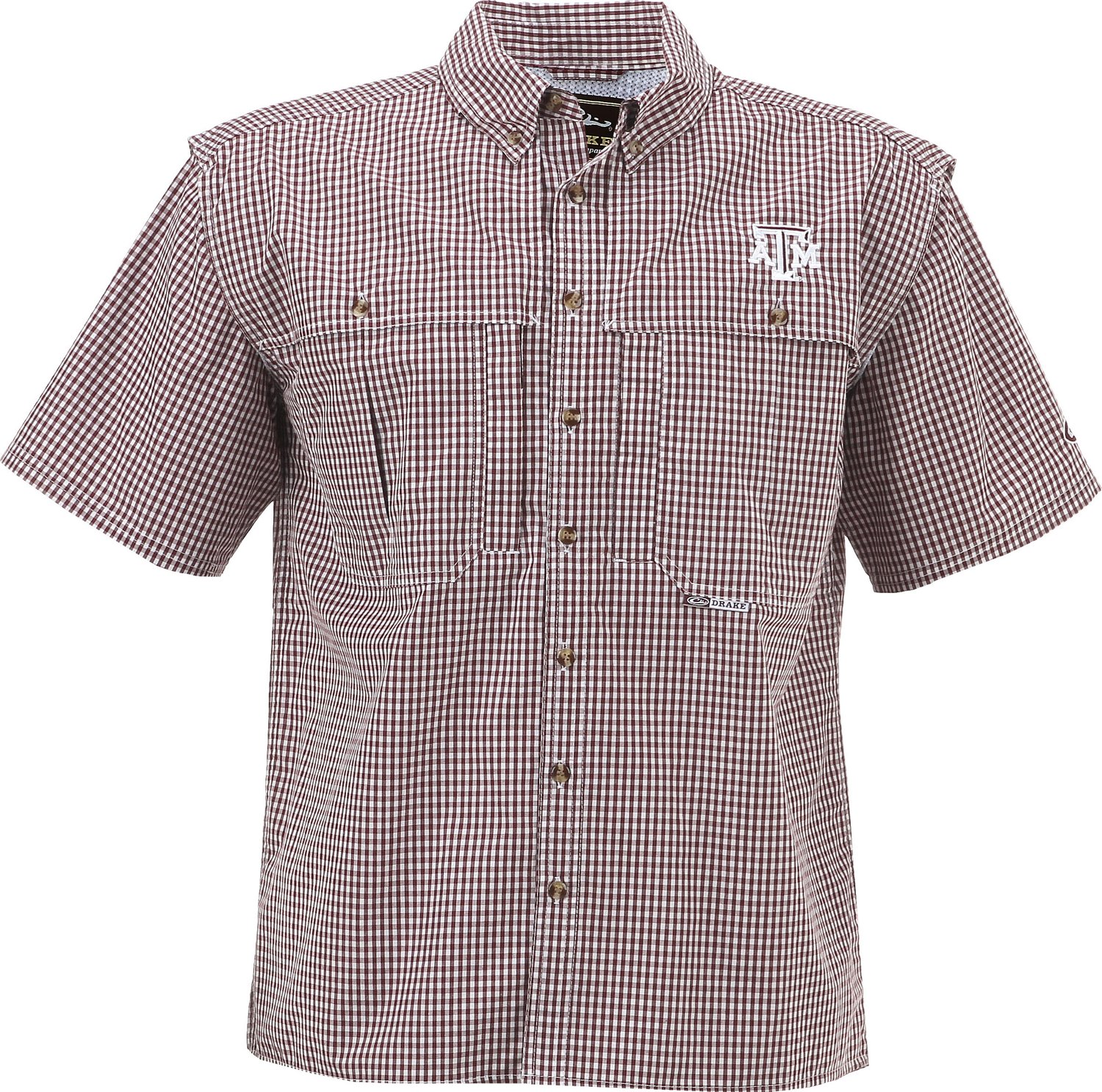 Drake Waterfowl Men's Texas A&M University Flyweight Button Down