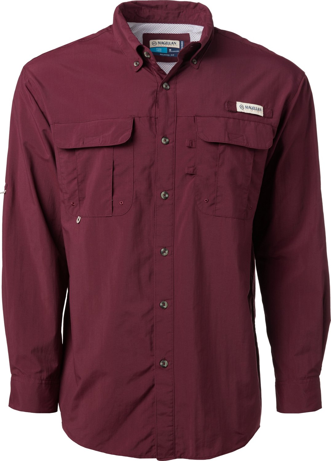 Magellan Outdoors Men's Laguna Madre Solid Long Sleeve Fishing Shirt - view number 2