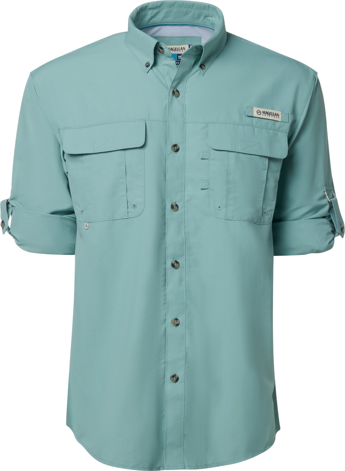 Magellan Outdoors Men's Laguna Madre Solid Long Sleeve Fishing Shirt - view number 5