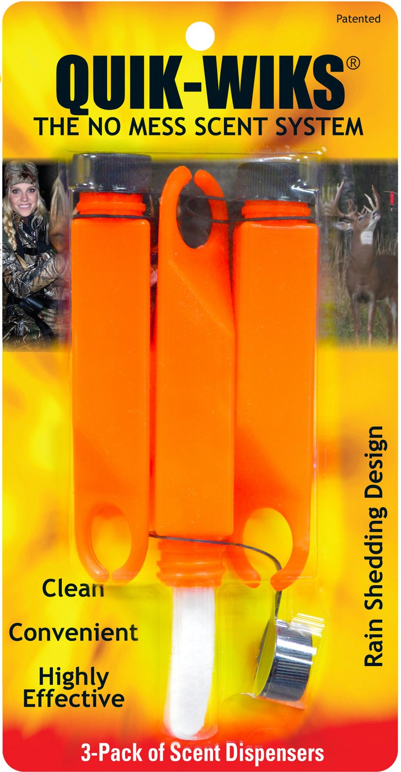 Wildlife Research Center® Quik-Wiks® Scent Dispensers 3-Pack                                                                   - view number 2