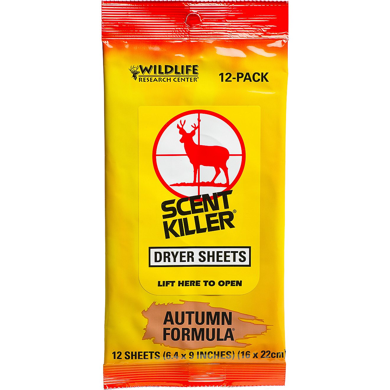 Wildlife Research Center® Scent Killer® Autumn Formula® Dryer Sheets 12-Pack                                                  - view number 1